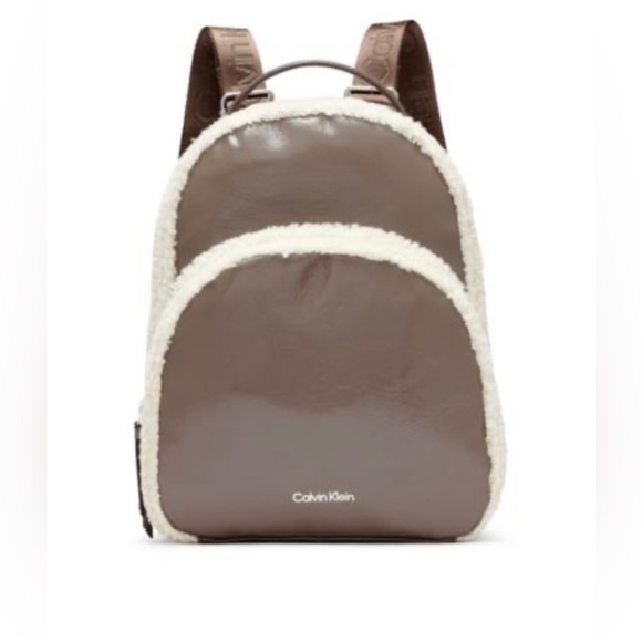 Calvin Klein Estelle Paten Sherpa Backpack